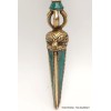 Phurba tibétain et dorjé laiton turquoise Objets rituels bouddhistes PHURBA2.1