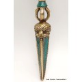 Phurba tibétain et dorjé laiton turquoise Objets rituels bouddhistes PHURBA2.1
