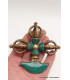 Double dorjé bouddhiste et kartika en turquoise Dordjé Tibétain DD7