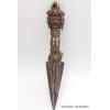 Ancienne dague tibétaine Phurba en bronze Phurba tibétain, dague magique PHURBA5-a