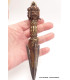 Ancienne dague tibétaine Phurba en bronze Phurba tibétain, dague magique PHURBA5-a