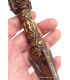 Ancienne dague tibétaine Phurba en bronze Phurba tibétain, dague magique PHURBA5-a