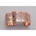 Jonc bouddhiste en Cuivre Roue du Dharma - Bijoux en Cuivre