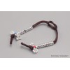 Compteur pour mala bouddhiste couleur argent Mala tibétain 108 perles BM38.2