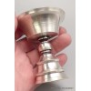Lampe à beurre rituel bouddhiste 8 cm métal blanc Lampe à beurre bouddhiste lamp34