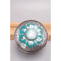Boîte à bijoux bouddhiste Om et Mantra - Boîte à Bijoux tibétaine