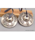 Tingshas tibétaines Mantra de Chenrezi 6,7 cm Tingsha tibétaine cymbales TBDRA2.3