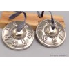 Tingshas tibétaines Mantra de Chenrezi 6,7 cm Tingsha tibétaine cymbales TBDRA2.3