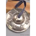 Tingshas tibétaines Mantra de Chenrezi 6,7 cm - Objets rituels bouddhistes