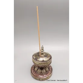 Porte-encens tibétain oriental 6 trous - Porte-encens tibétains