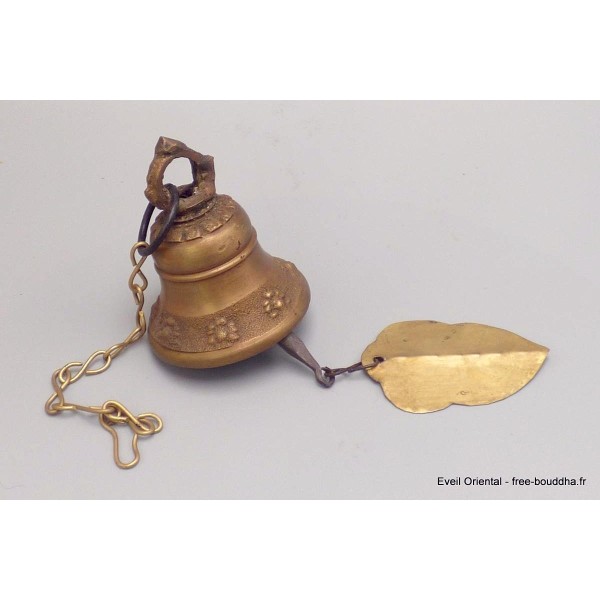 Cloche tibétaine Feuille de Bodhi Cloches et dorjé tibétains CD4