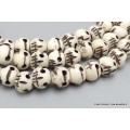 Mala tibétain 108 perles tête de mort Mala tibétain 108 perles MTTM