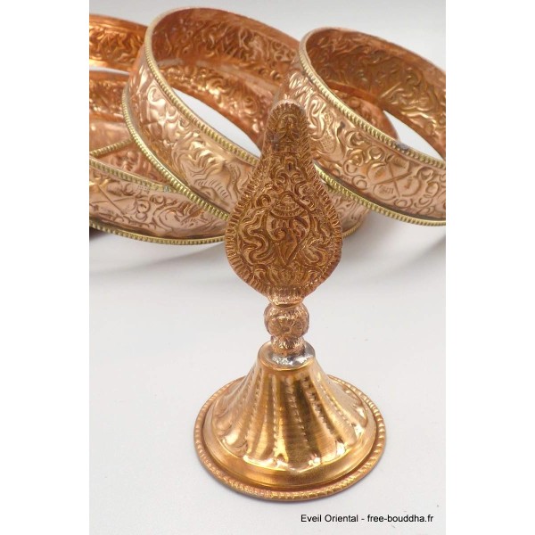 Bols d'offrandes mandala des 6 perfections 18 cm Bols d'offrandes bouddhistes BOL6P