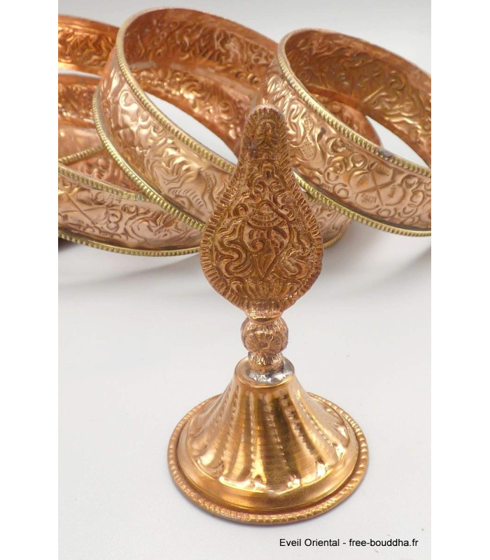 Bols d'offrandes mandala des 6 perfections 18 cm Bols d'offrandes bouddhistes BOL6P