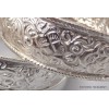 Bols d'offrandes mandala plaqué argent 18 cm Bols d'offrandes bouddhistes BOL6P1
