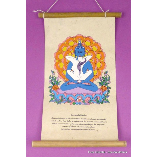 Tenture tibétaine lokta Shatki Tentures tibétaines Bouddha SM2