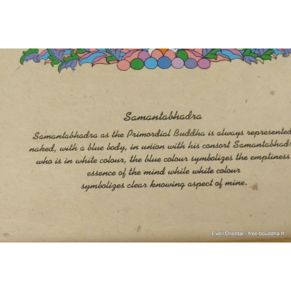Tenture tibétaine lokta Shatki Tentures tibétaines Bouddha SM2