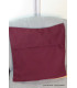 Housse de coussin Roue du Dharma bordeau Housse de coussin bouddhiste HCM1