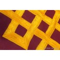 Housse de coussin Noeud sans fin bordeau Housse de coussin bouddhiste HCM2