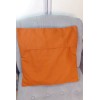 Housse de coussin double dordjé couleur safran Housse de coussin bouddhiste HCM4