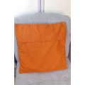 Housse de coussin double dordjé couleur safran Housse de coussin bouddhiste HCM4