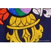 Housse de coussin double dordjé couleur bleu nuit Housse de coussin bouddhiste HCM5