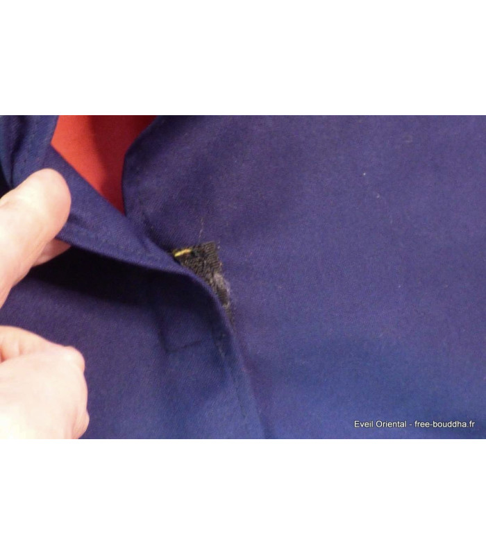 Housse de coussin Noeud sans fin couleur bleu nuit Housse de coussin bouddhiste HCM6