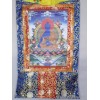 Grand Tangka bouddhiste Bouddha de Médecine 105 cm Tentures tibétaines Bouddha GTAN1