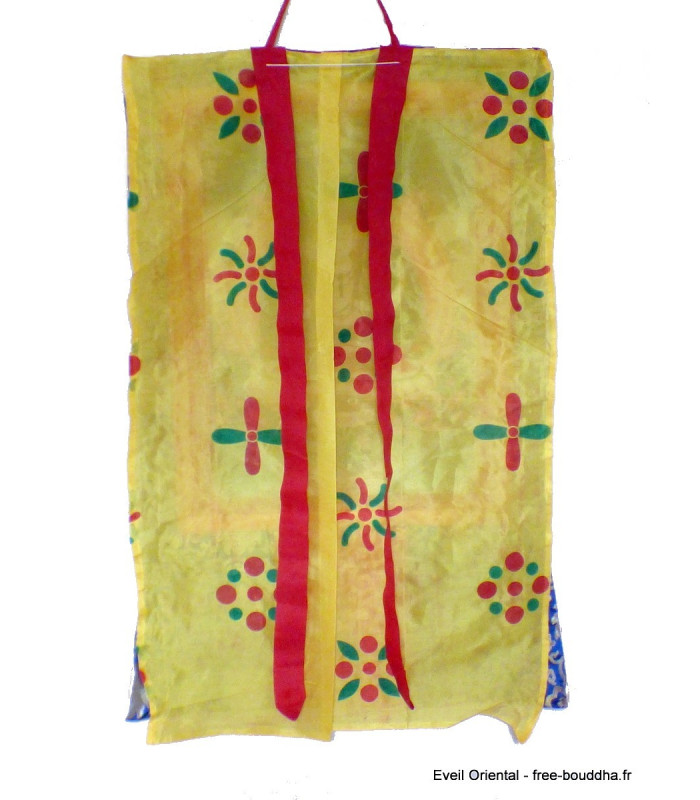 Grand Tangka bouddhiste Tara Verte 105 cm Tentures tibétaines Bouddha GTAN3