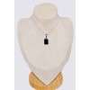 Pendentif Spinelle noire facettée rectangulaire Pendentifs pierres naturelles BK13/105