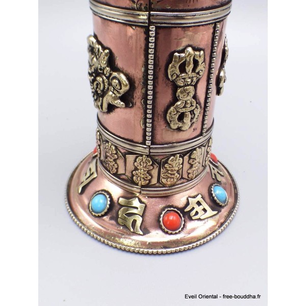 Porte-encens tibétain Pagode 2 en 1 Encens tibétains, accessoires MAPB3