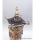 Porte-encens tibétain Pagode 2 en 1 Encens tibétains, accessoires MAPB3