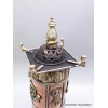 Porte-encens tibétain Pagode 2 en 1 Encens tibétains, accessoires MAPB3