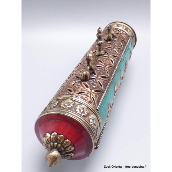 Brûleur d'encens bouddhiste Stupa Encens tibétains, accessoires MAPD4