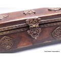 Porte encens tibétain ancien cuivre 30 cm Encens tibétains, accessoires PETAN20