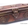 Porte encens tibétain ancien cuivre 30 cm - Porte-encens tibétains