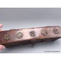 Porte encens tibétain ancien cuivre 30 cm - Porte-encens tibétains