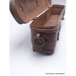 Porte encens tibétain ancien cuivre 30 cm Brûleurs et porte-encens PETAN20