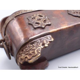 Porte encens tibétain ancien cuivre 30 cm Brûleurs et porte-encens PETAN20