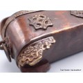 Porte encens tibétain ancien cuivre 30 cm Encens tibétains, accessoires PETAN20