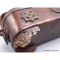 Porte encens tibétain ancien cuivre 30 cm - Porte-encens tibétains