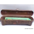 Porte encens tibétain ancien cuivre 30 cm - Porte-encens tibétains