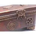 Porte encens tibétain ancien cuivre 30 cm - Porte-encens tibétains