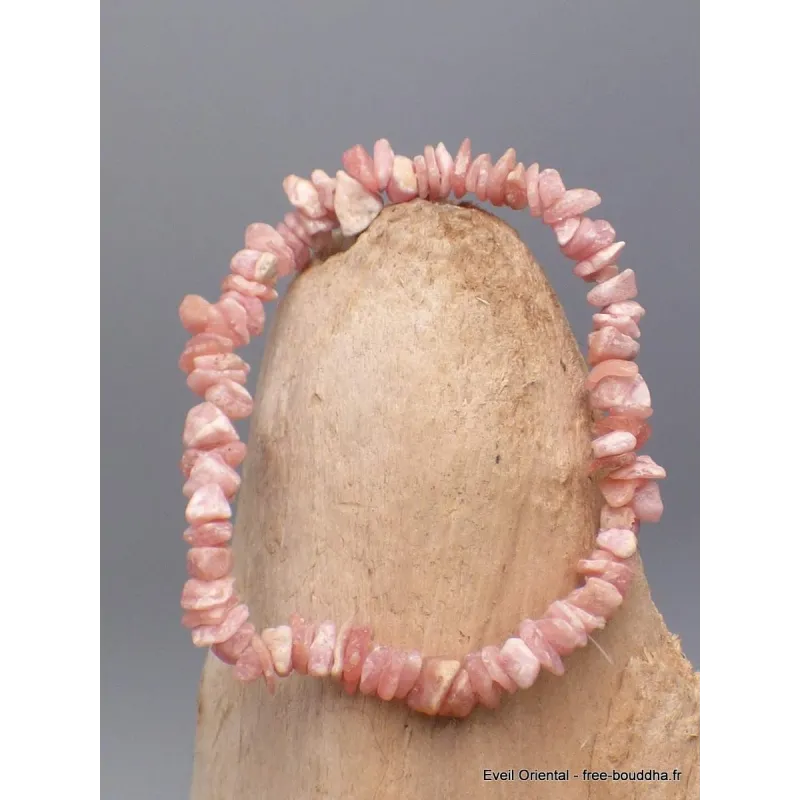 Bracelet baroque en Rhodonite - Bracelet baroque en Pierre Naturelle
