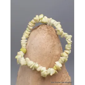 Bracelet baroque en OPALE VERTE - Bracelet baroque en Pierre Naturelle