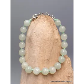 Bracelet en CALCEDOINE D'EAU - Bracelet baroque en Pierre Naturelle
