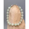 Bracelet en CALCEDOINE D'EAU - Bracelet baroque en Pierre Naturelle