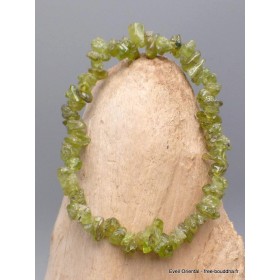 Bracelet perles chips PERIDOT Bracelets pierres naturelles AGA5