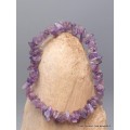 Bracelet perles chips AMETHYSTE Bracelet baroque en Pierre AGA7