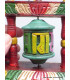 Moulin à prières en bois sculpté 13 cm Objets rituels bouddhistes 6405.6